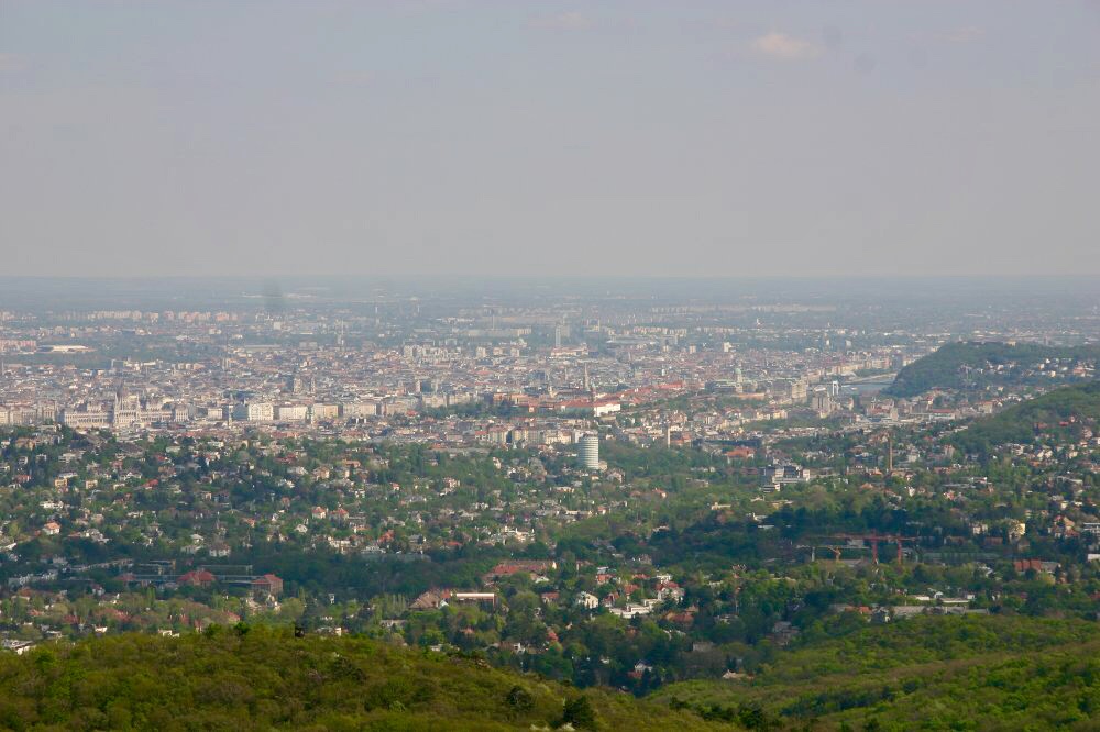 View from Kaán Károly-lookout