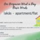 lakás - apartment