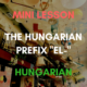 hungarian prefix el
